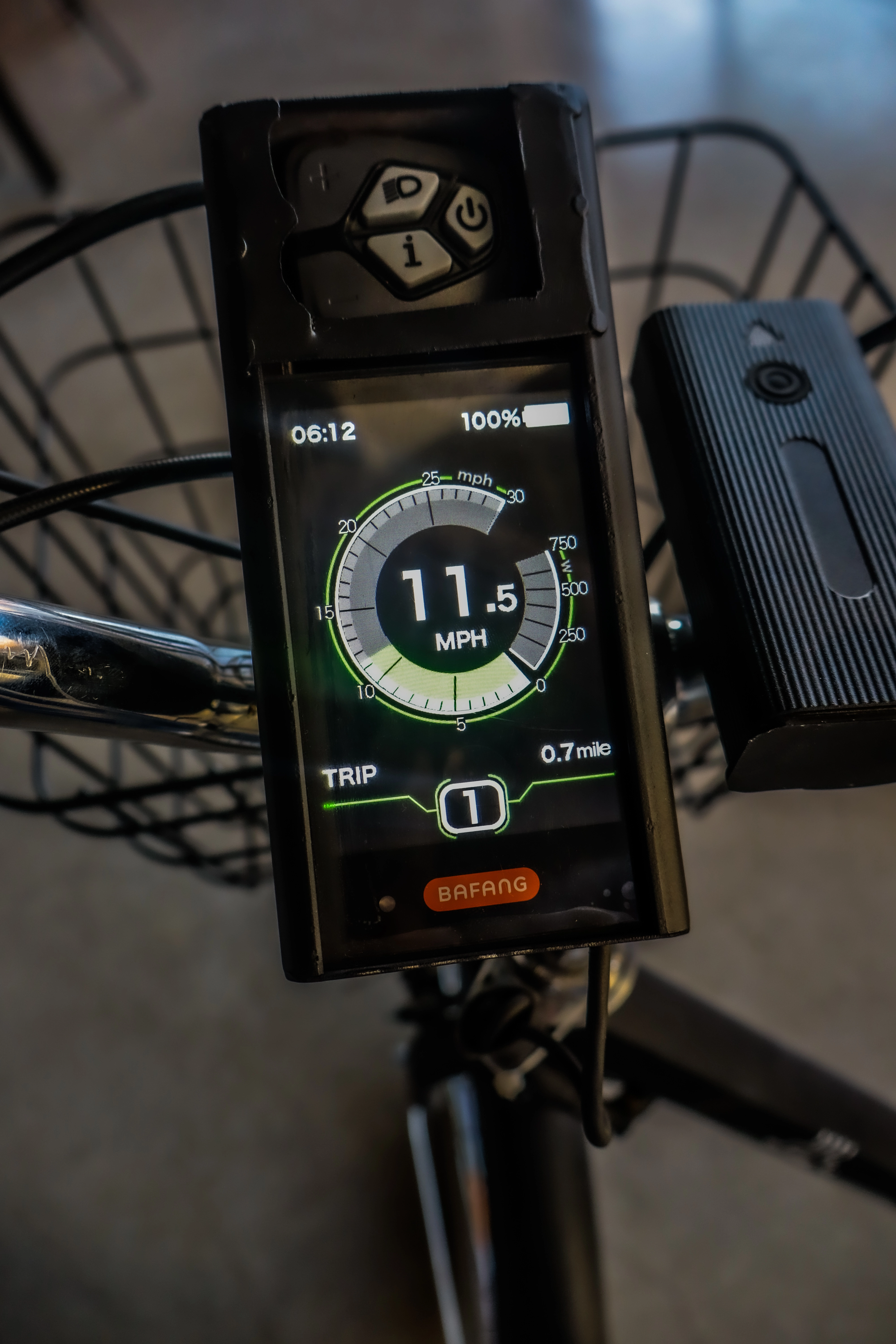 Tablero de monitoreo de bicicleta eléctrica para la red pública de bicicletas