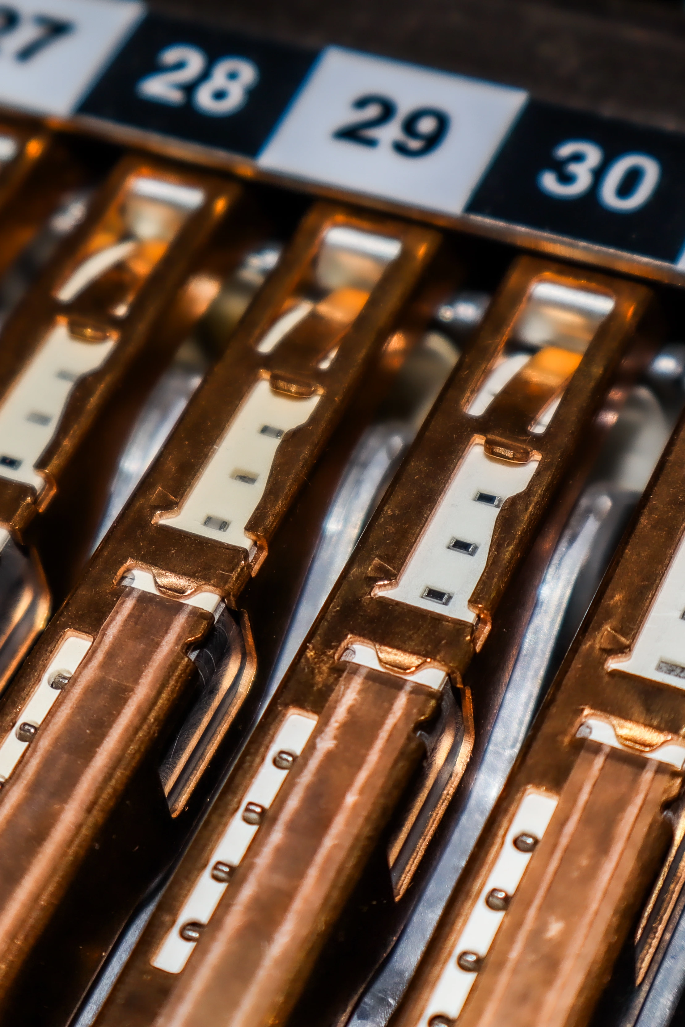 Zona de recogida de componentes en feeders